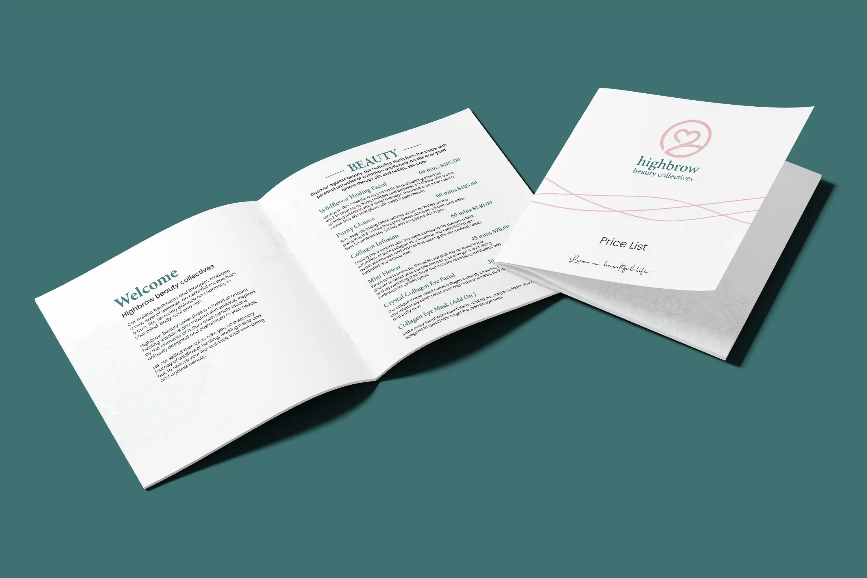 Services Booklet | Highbrow Beauty Collective